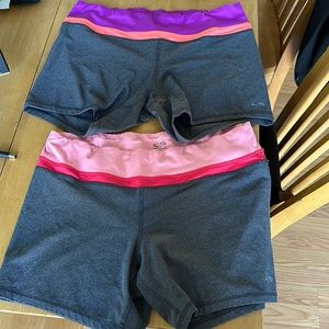 Champion Bike Shorts - Gray with Multi Color Band -XL